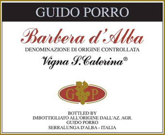 Guido Porro - Barbera d’Alba, Vigna Santa Caterina 2024